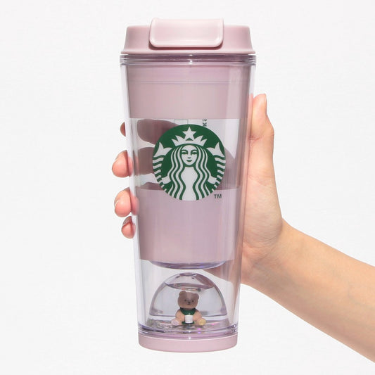 Vaso con borde Bear Snow Dome de gelato pique 355 ml Starbucks Gelato Pique 2025