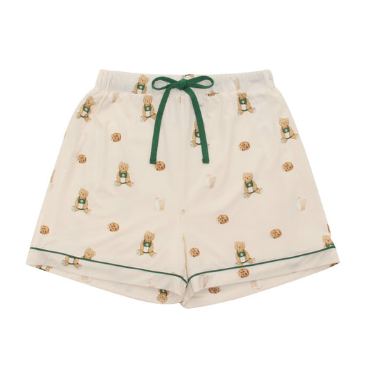 Gelato Pique Bear Print Cut and Sew Shorts, Marfil Starbucks Gelato Pique 2025
