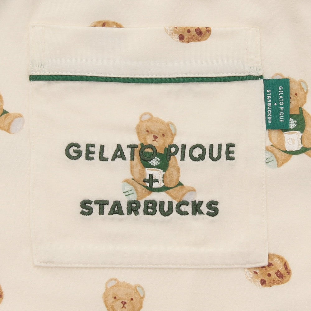 Gelato Pique Bear Print Cut and Sew Shorts, Marfil Starbucks Gelato Pique 2025