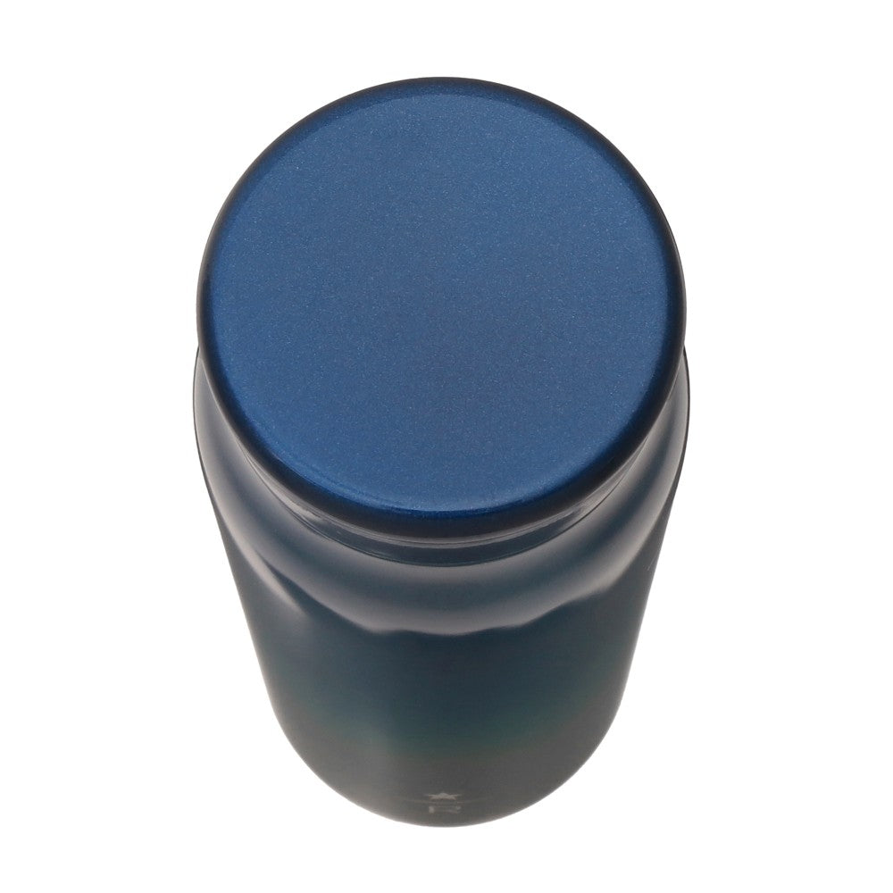 Botella Starbucks Reserve® de acero inoxidable azul y plateado STARBUCKS RESERVE® ROASTERY o de 591 ml TOKYO HOLIDAY 2025