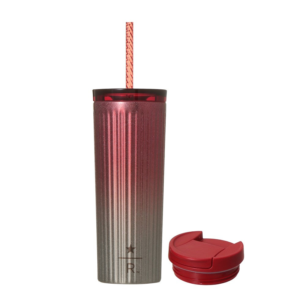 Vaso Starbucks Reserve® de acero inoxidable para bebidas frías, rojo, 473 ml STARBUCKS RESERVE® ROASTERY TOKYO HOLIDAY 2025