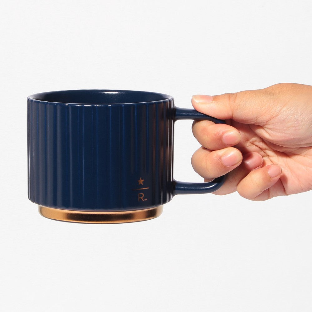 Taza Starbucks Reserve® Rayada Azul 355 ml Starbucks Reserve Roastery Tokyo Holiday 2025