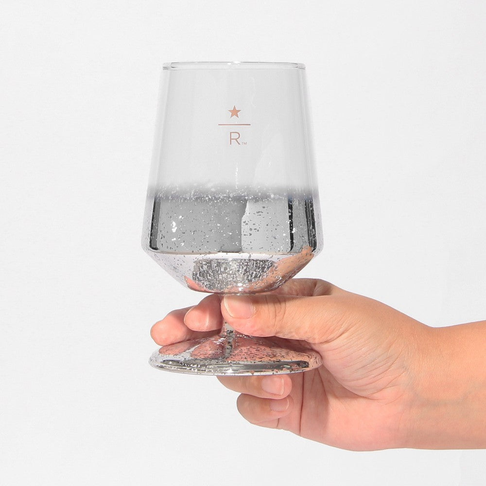 Vaso de tallo plateado Starbucks Reserve® de 355 ml Starbucks Reserve Roastery Tokyo Holiday 2025