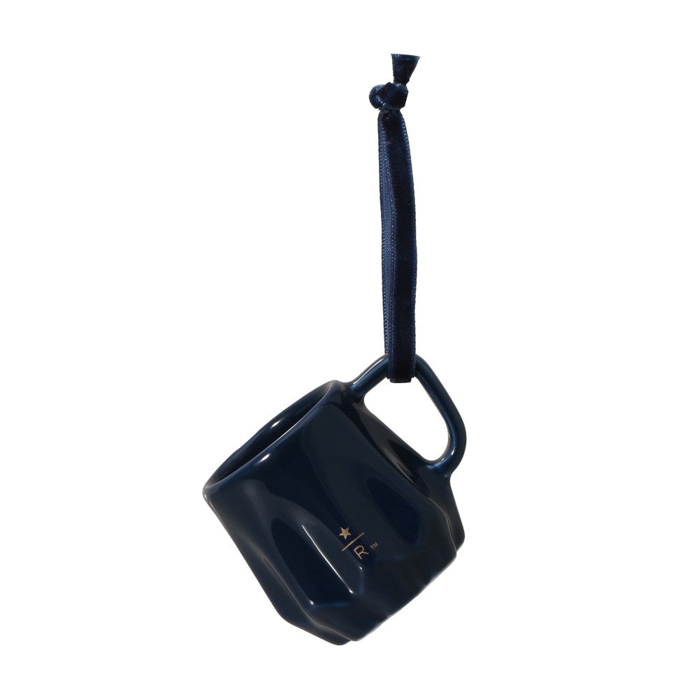 Taza con adorno drapeado Starbucks Reserve en color azul marino Starbucks Reserve Roastery Tokyo Holiday 2025