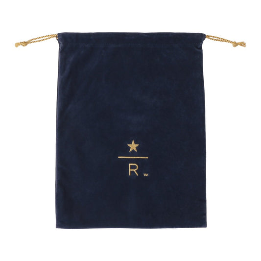Bolsa con cordón Starbucks Reserve, azul marino, grande Starbucks Reserve Roastery Tokyo Holiday 2025