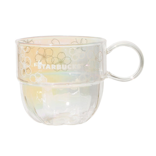 Taza de vidrio resistente al calor Magurastar 355 ml Sakura Twinkle Gentle Starbucks Japon 2026