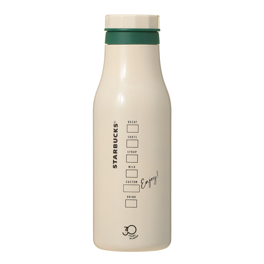Botella de Acero Inoxidable 473ml 30 AÑOS Starbucks Japon 2026