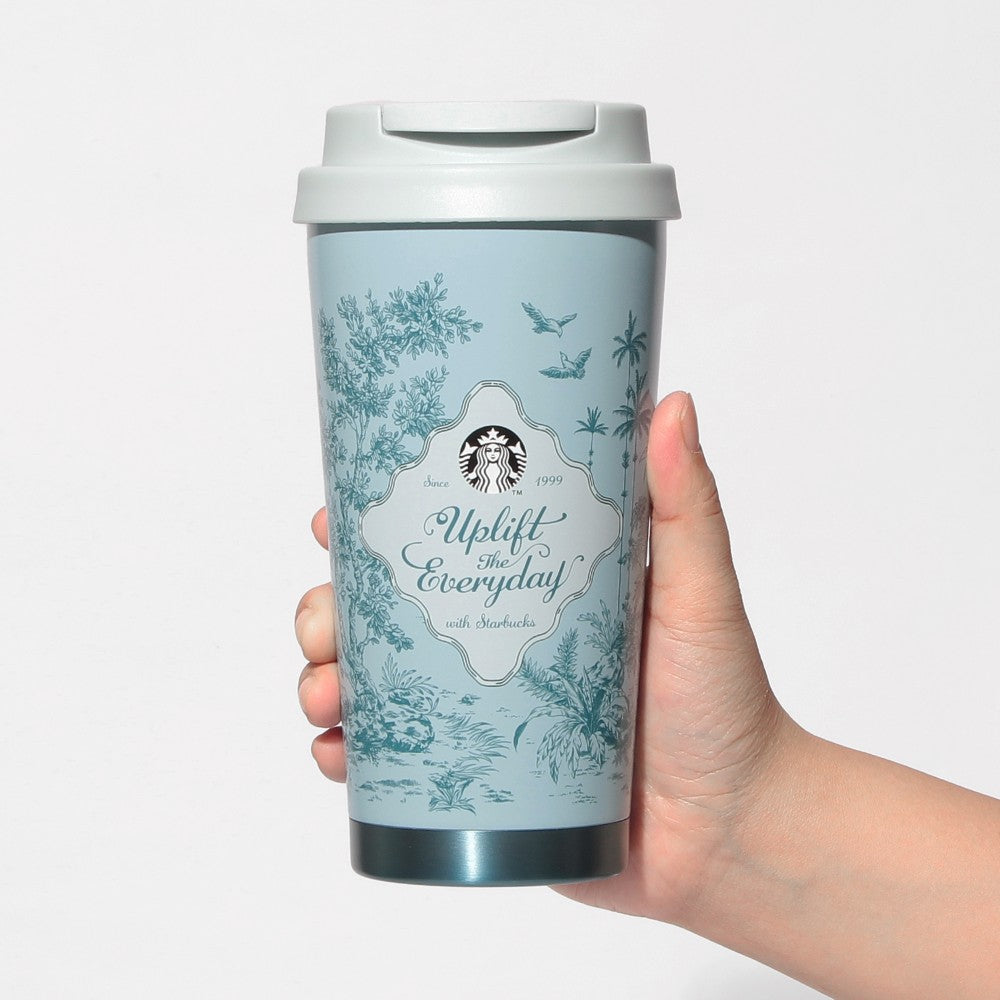 Vaso de acero inoxidable azul natural, 473 ml Starbucks Happy Spring Days Japon 2026
