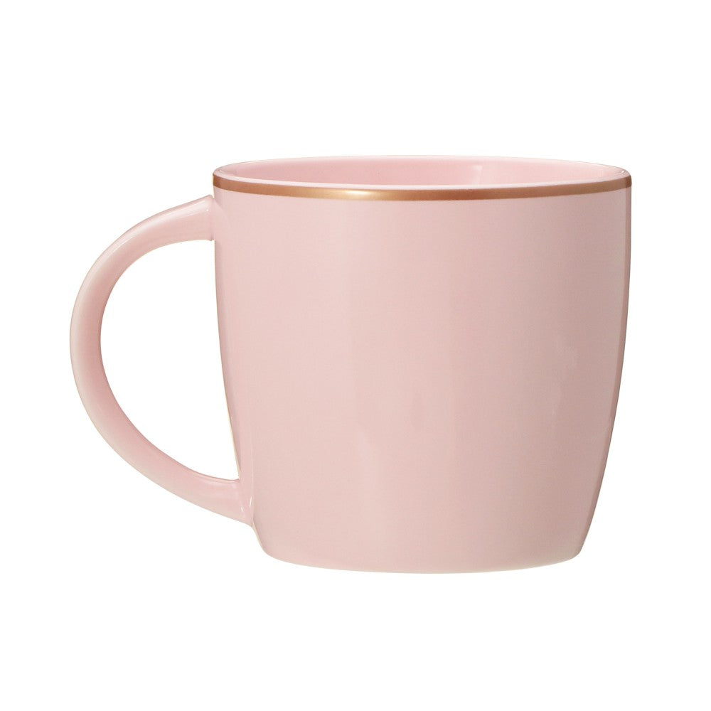 Taza con logo, color rosa beige con borde dorado, 355 ml. Dia de las Madres Starbucks Japon 2026
