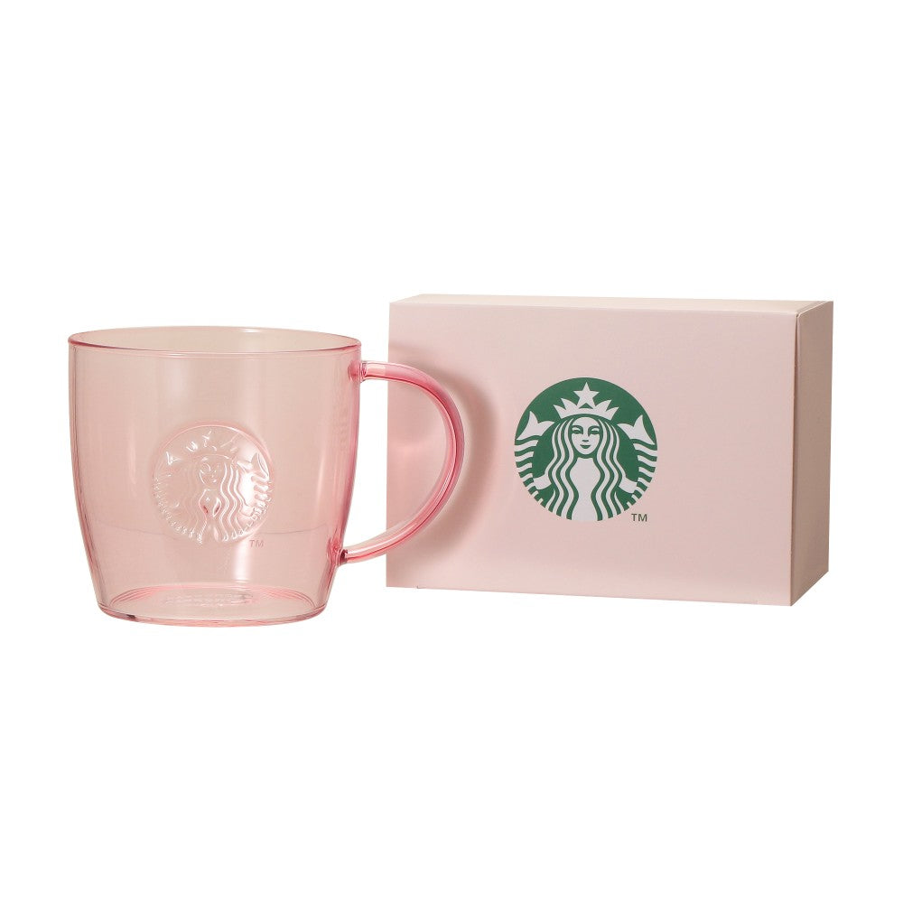 Incluye caja de regalo, taza de cristal resistente al calor con logo, color rosa beige, 355 ml. Dia de las Madres Starbucks Japon 2026
