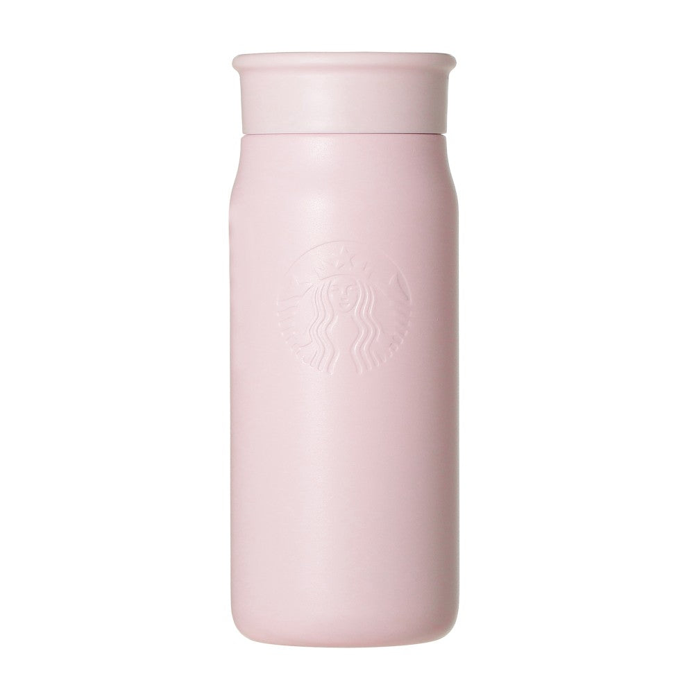 Minibotella de acero inoxidable reciclado en caja de regalo , color rosa beige mate, 355 ml Dia de las Madres Starbucks Japon 2026