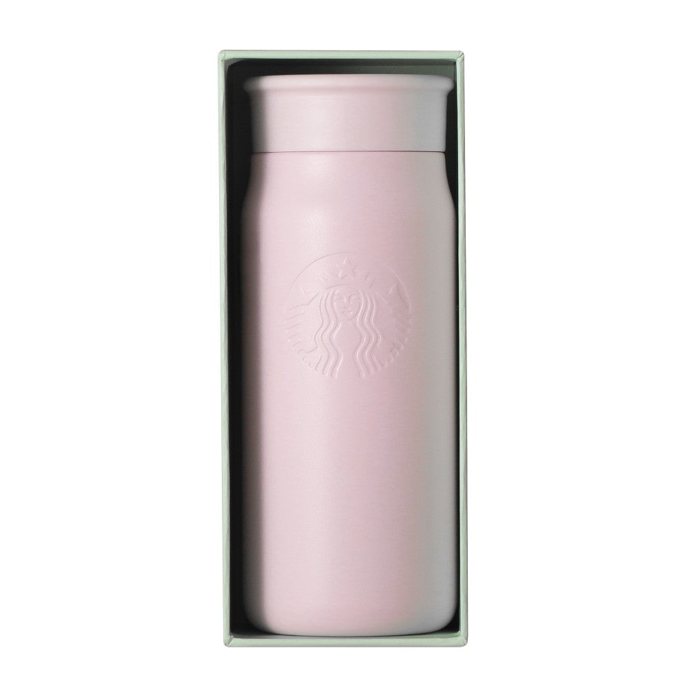 Minibotella de acero inoxidable reciclado en caja de regalo , color rosa beige mate, 355 ml Dia de las Madres Starbucks Japon 2026