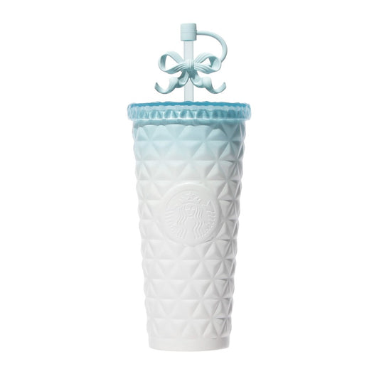 Vaso de acero inoxidable para bebidas frías, degradado azul natural, 591 ml Starbucks Happry Spring Days Japon 2026