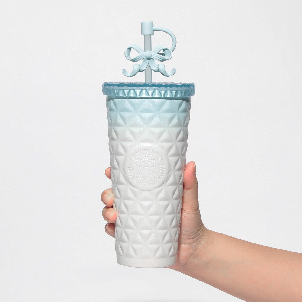Vaso de acero inoxidable para bebidas frías, degradado azul natural, 591 ml Starbucks Happry Spring Days Japon 2026