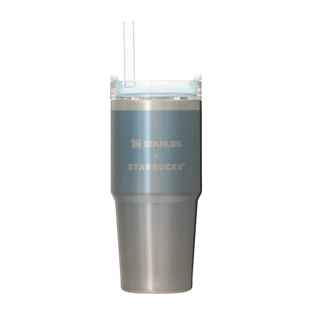 Vaso de acero inoxidable de 3 vías STANLEY, degradado azul hielo, 414 ml. Feel the breeze Japon 2026