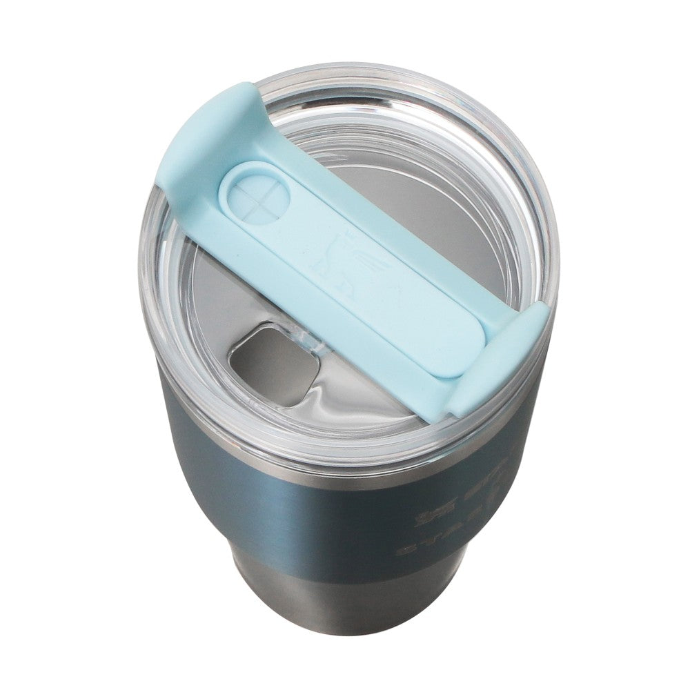 Vaso de acero inoxidable de 3 vías STANLEY, degradado azul hielo, 414 ml. Feel the breeze Japon 2026