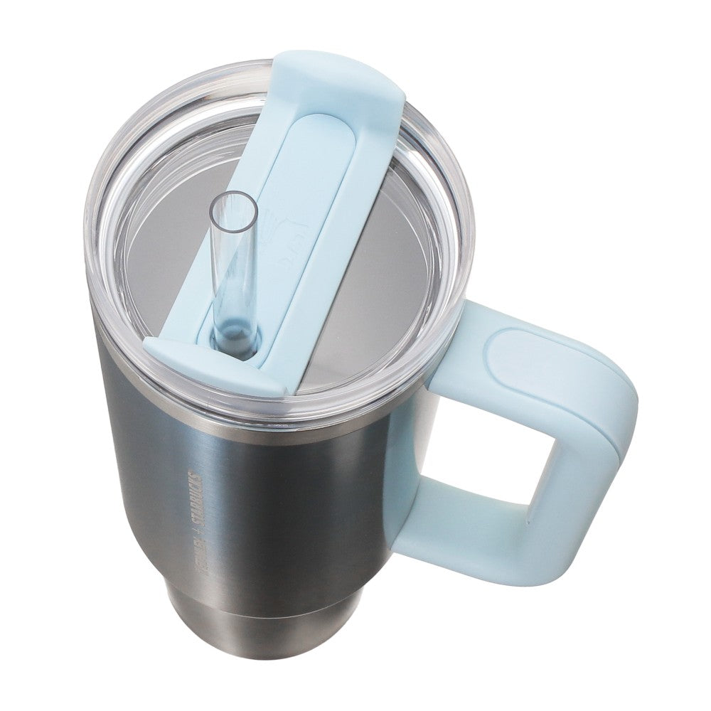 Vaso de acero inoxidable de 3 vías STANLEY, degradado azul hielo, 887 ml. Feel the breeze Japon 2026