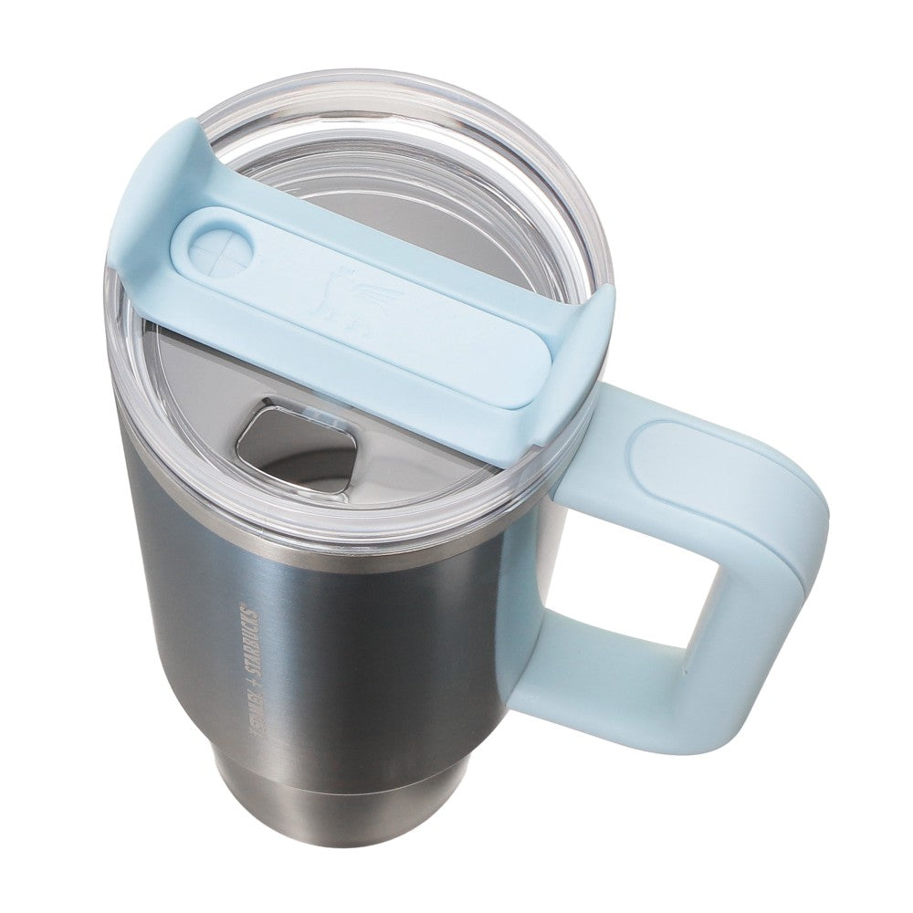 Vaso de acero inoxidable de 3 vías STANLEY, degradado azul hielo, 887 ml. Feel the breeze Japon 2026