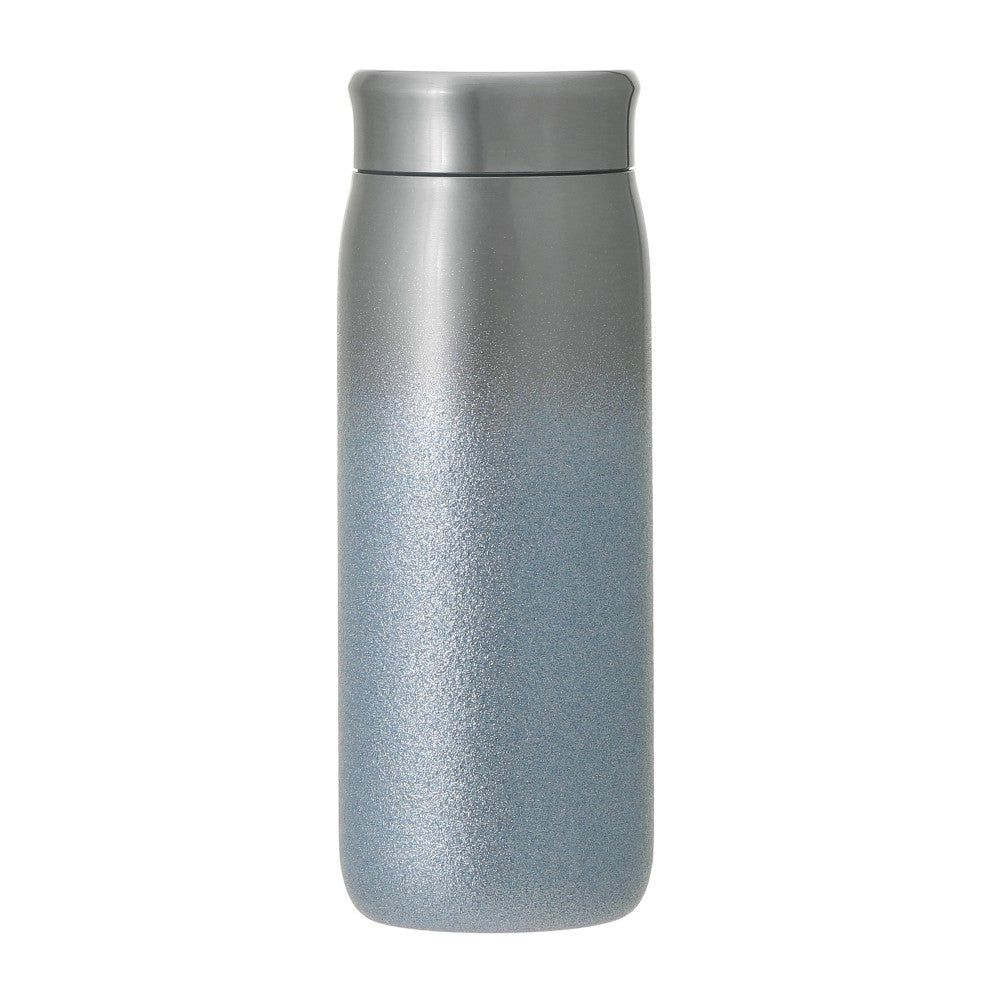 Botella de acero inoxidable con brillo azul hielo radiante de 355 ml Feel the breeze Japon 2026