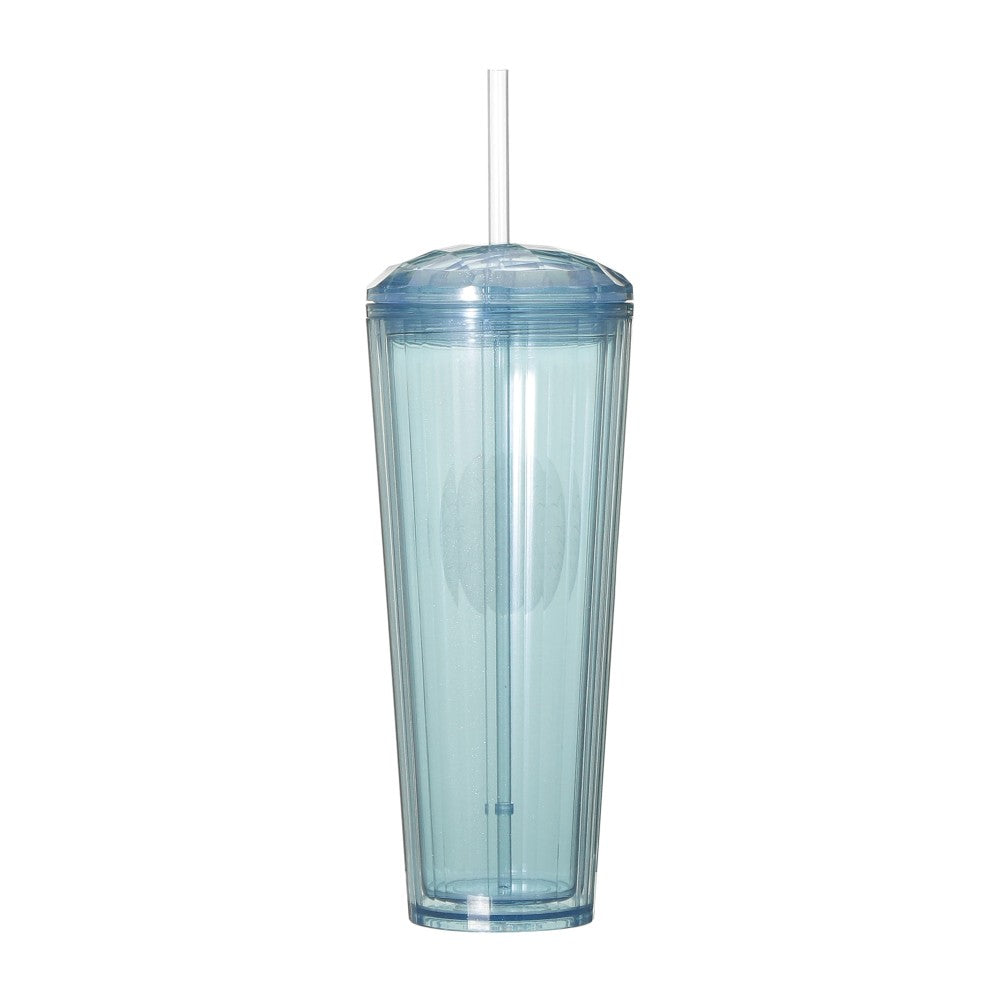 Vaso de agua fría azul brillante de 710 ml. Feel the breeze Japon 2026