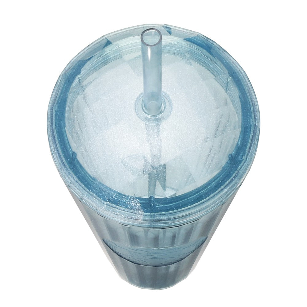 Vaso de agua fría azul brillante de 710 ml. Feel the breeze Japon 2026