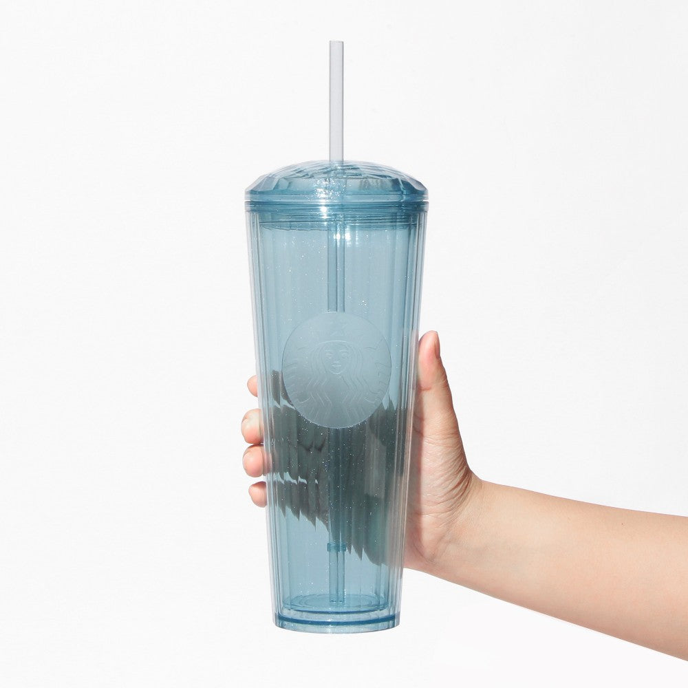 Vaso de agua fría azul brillante de 710 ml. Feel the breeze Japon 2026