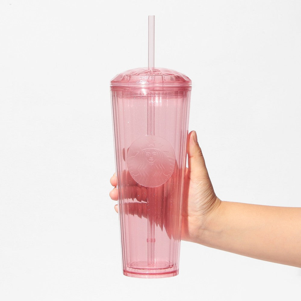 Vaso de agua fría rosa brillante de 710 ml. Feel the breeze Japon 2026