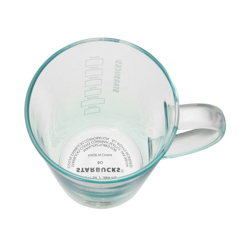 Taza de cristal resistente al calor, gradación azul 384 ml. Feel the breeze Japon 2026