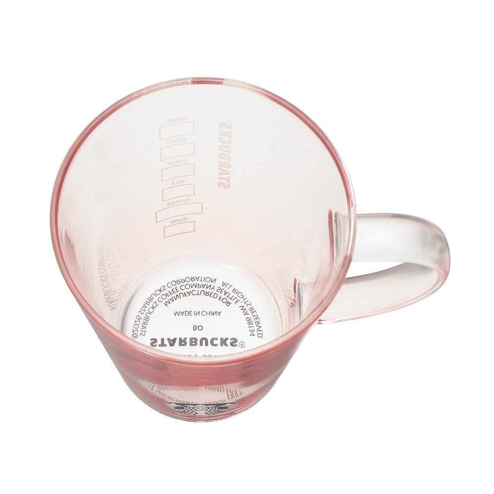 Taza de cristal resistente al calor, gradación rosa 384 ml. Feel the breeze Japon 2026