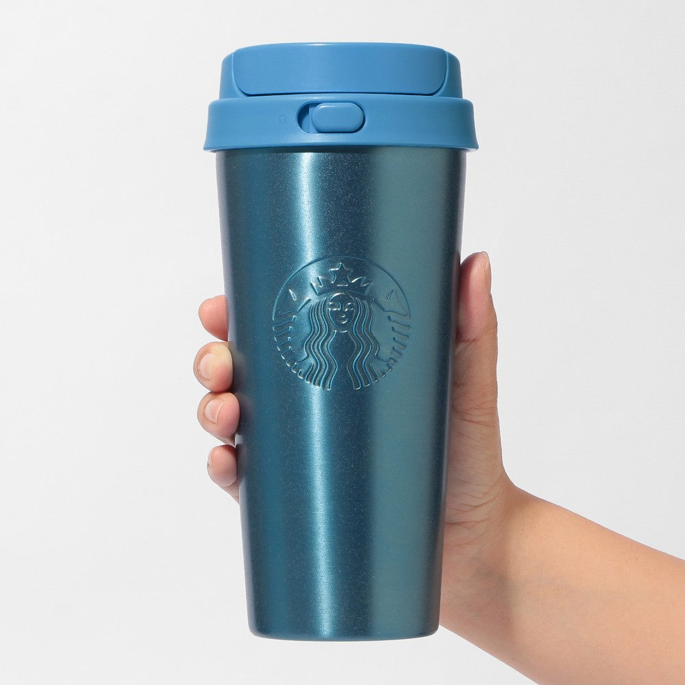 Botella TOGO de acero inoxidable, azul brillante, 473 ml Starbucks Japon 2026