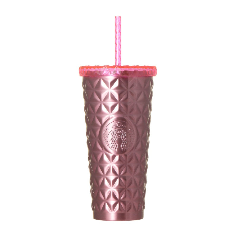 Vaso térmico de acero inoxidable para bebidas frías, color rosa, 591 ml. Starbucks Japon Summer 2026