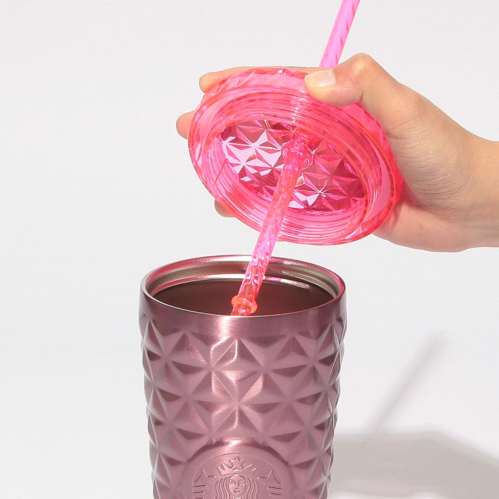 Vaso térmico de acero inoxidable para bebidas frías, color rosa, 591 ml. Starbucks Japon Summer 2026