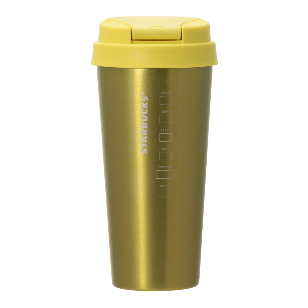 Botella TOGO de acero inoxidable, amarillo brillante, 473 ml Starbucks Japon 2026