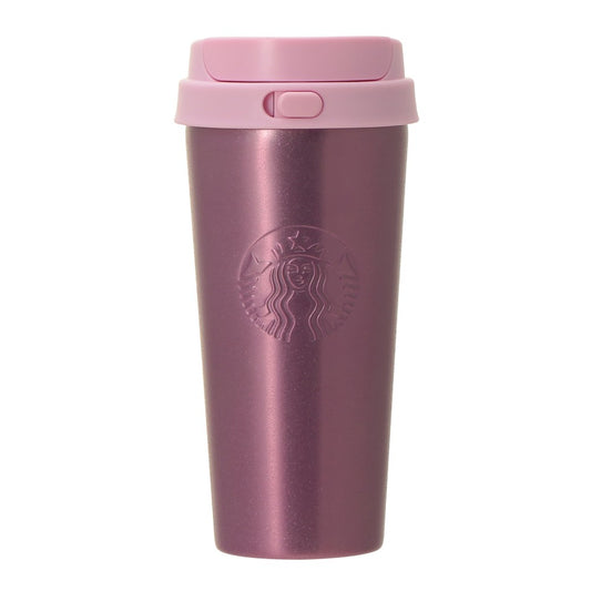 Botella de acero inoxidable para llevar, rosa brillante, 473 ml. Starbucks Japon 2026