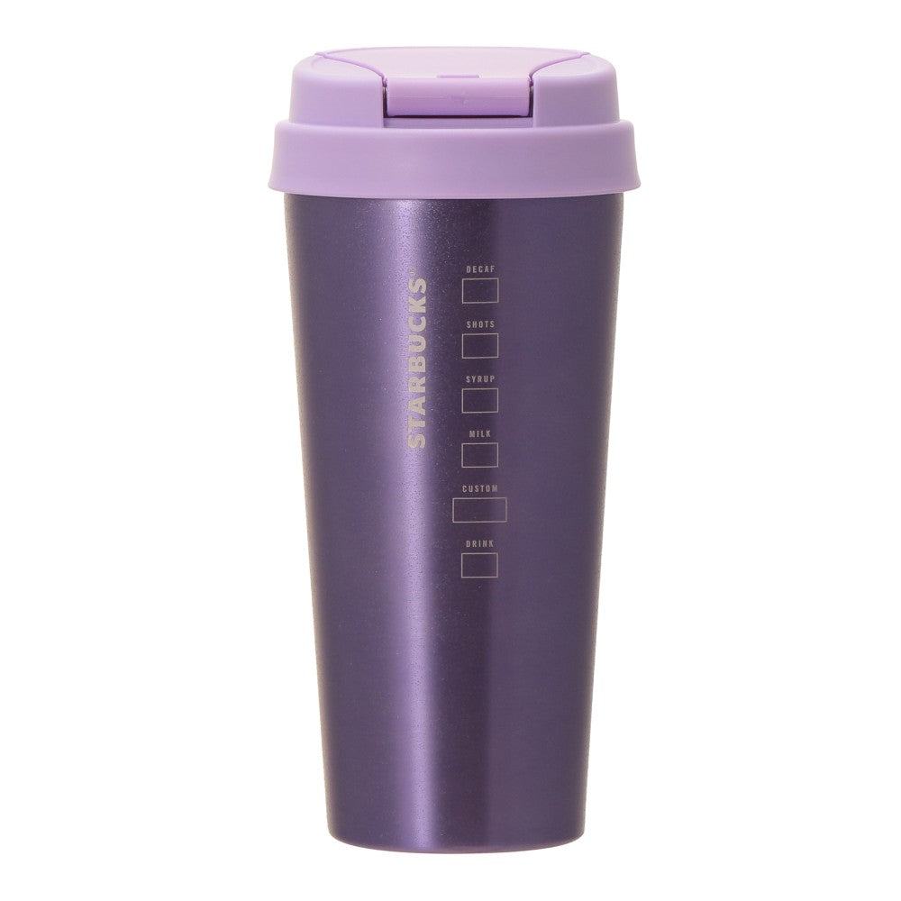 Botella TOGO de acero inoxidable, color morado brillante, 473 ml.Starbucks Japon 2026