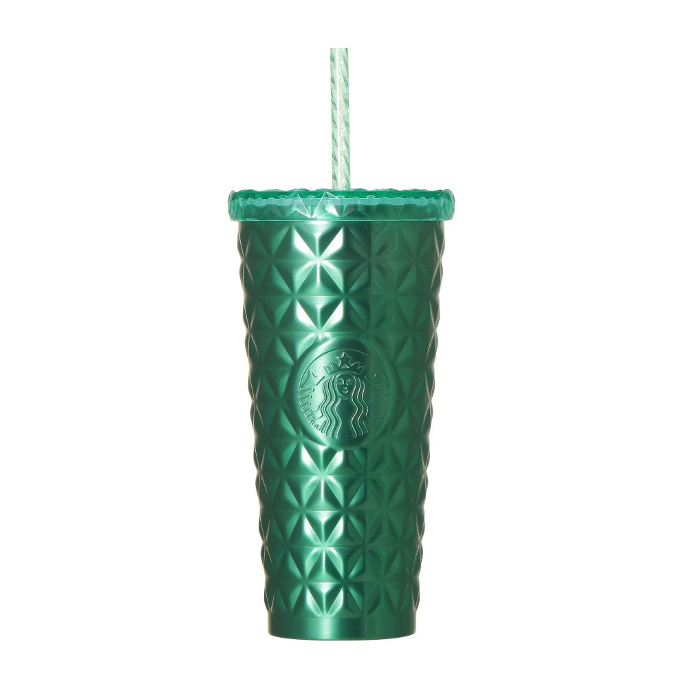 Vaso térmico de acero inoxidable para bebidas frías, color verde, 591 ml. Starbucks Japon Summer 2026