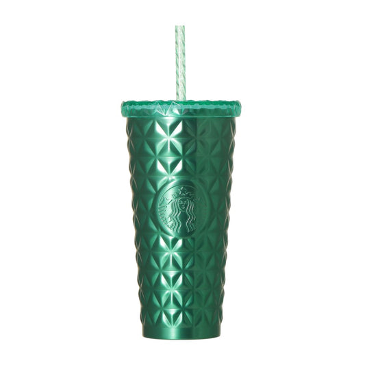 Vaso térmico de acero inoxidable para bebidas frías, color verde, 591 ml. Starbucks Japon Summer 2026
