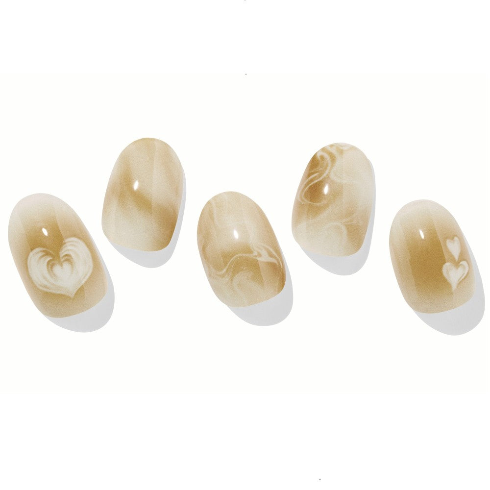 ohora + STARBUCKS Gel Nail Stickers Double Tall Latte