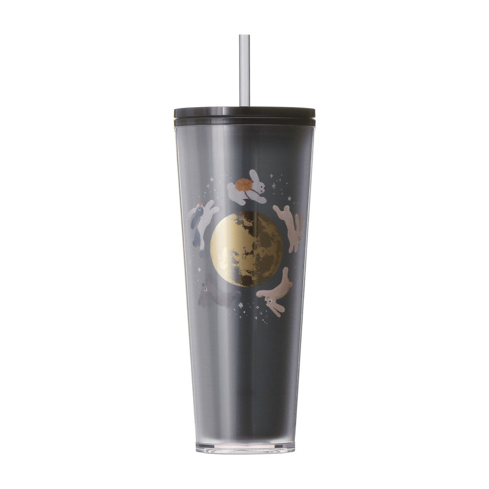 Vaso térmico para bebidas frías del Festival de Otoño 2026, diseño de conejo azul marino, 710 ml Bunny Autumn Festival Japon 2026