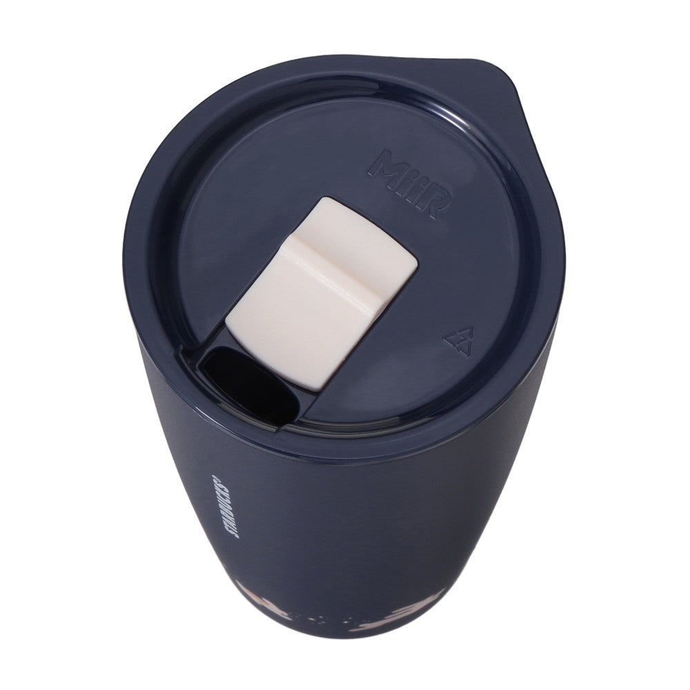 Vaso térmico de acero inoxidable MiiR Rabbit Navy de 473 ml con tapa de repuesto para el Festival de Otoño 2026. 473 ml Bunny Autumn Festival Japon 2026