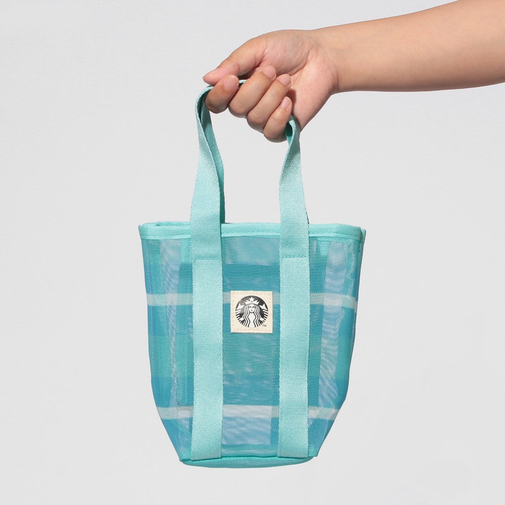 Bolso de malla pequeño verde Starbucks Japon 2026