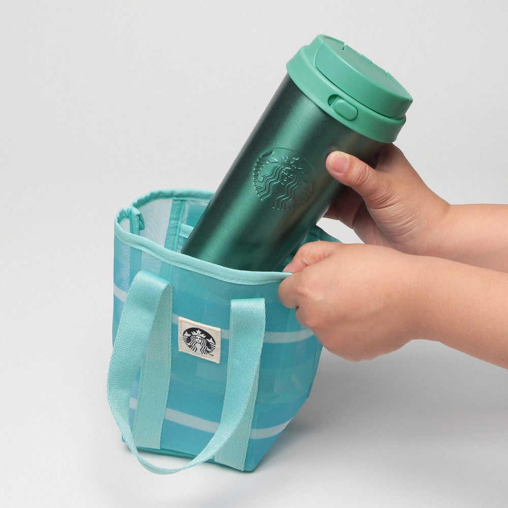 Bolso de malla pequeño verde Starbucks Japon 2026
