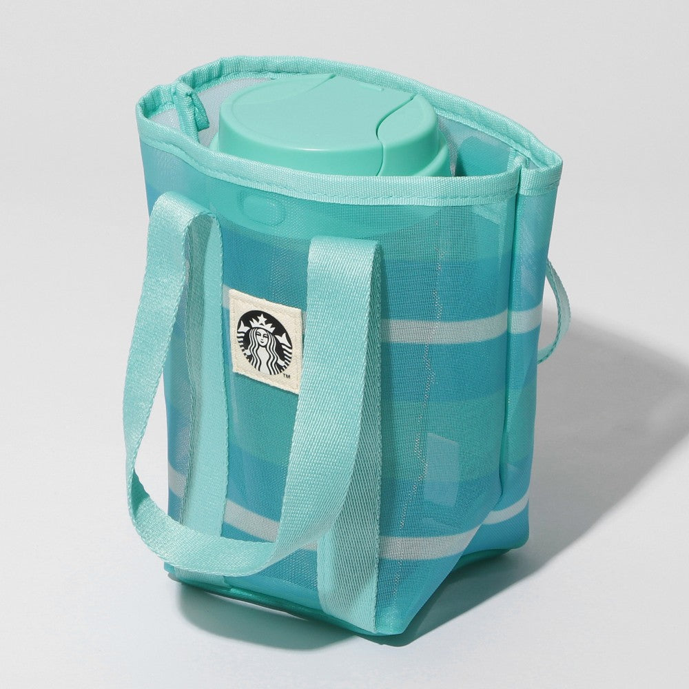 Bolso de malla pequeño verde Starbucks Japon 2026