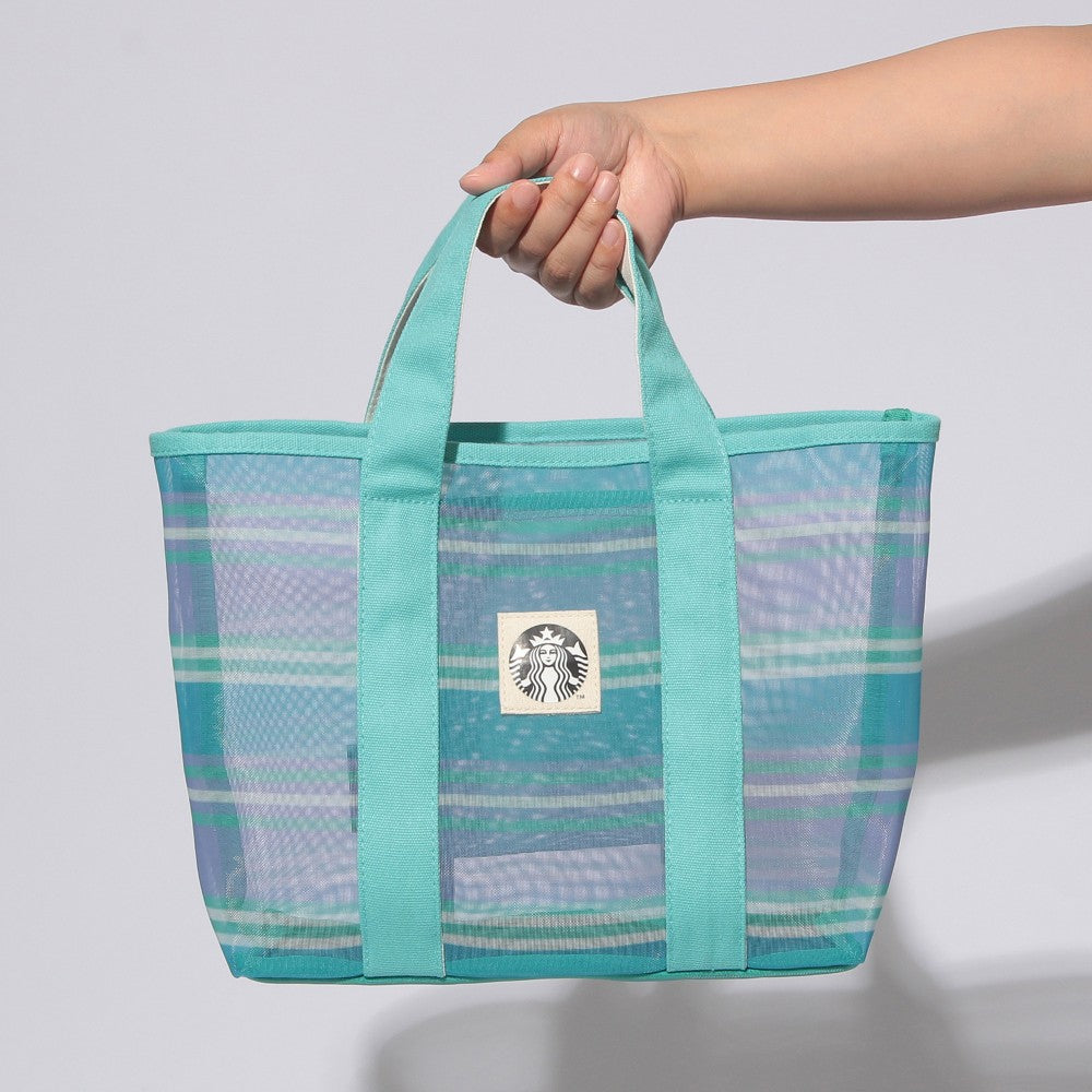 Bolsa de malla, grande, verde Starbucks Japon 2026