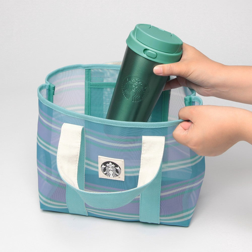 Bolsa de malla, grande, verde Starbucks Japon 2026
