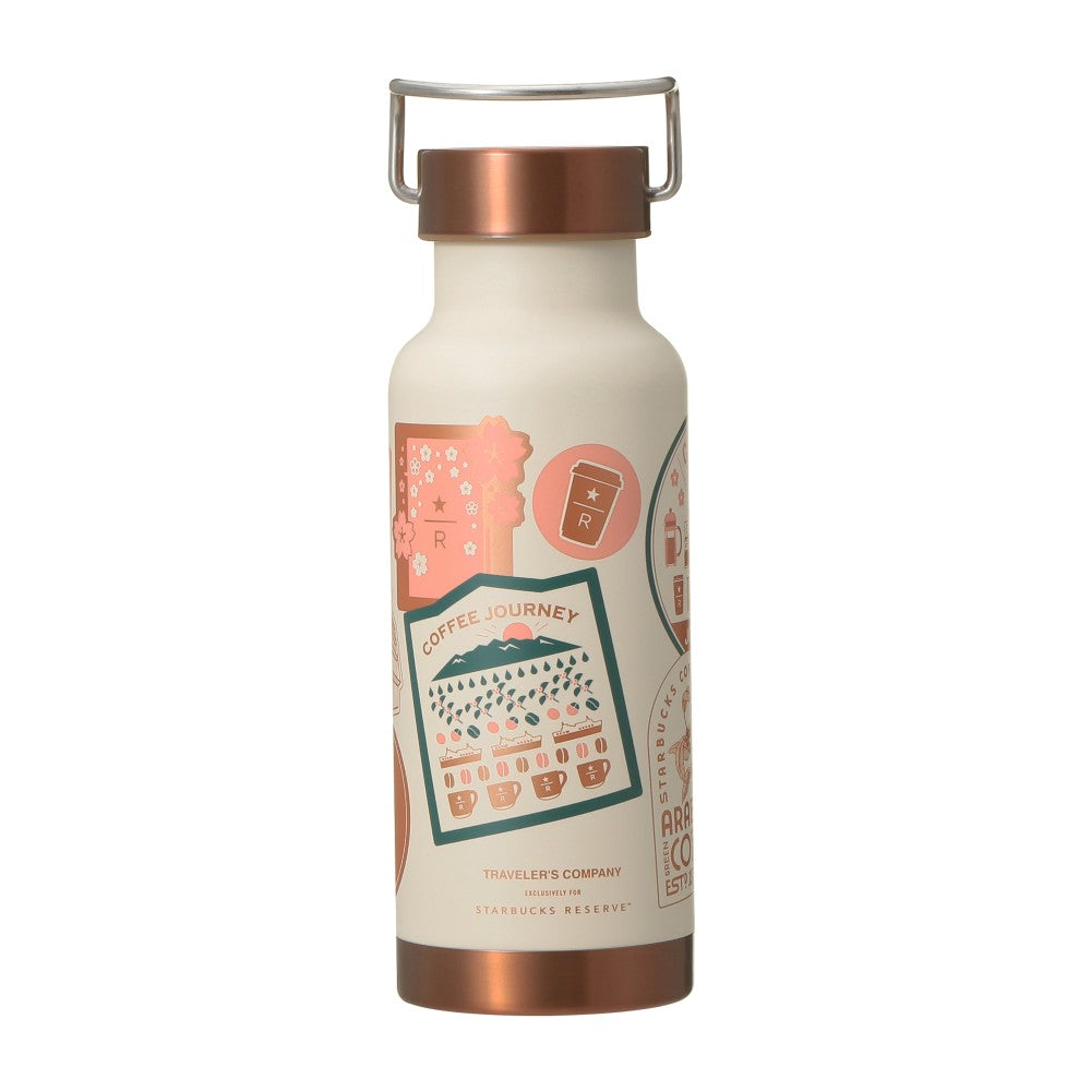 Botella de acero inoxidable Starbucks Reserve® Roastery con tapa de asa para viaje de 473 ml. Travel Tokyo Roastery 2026