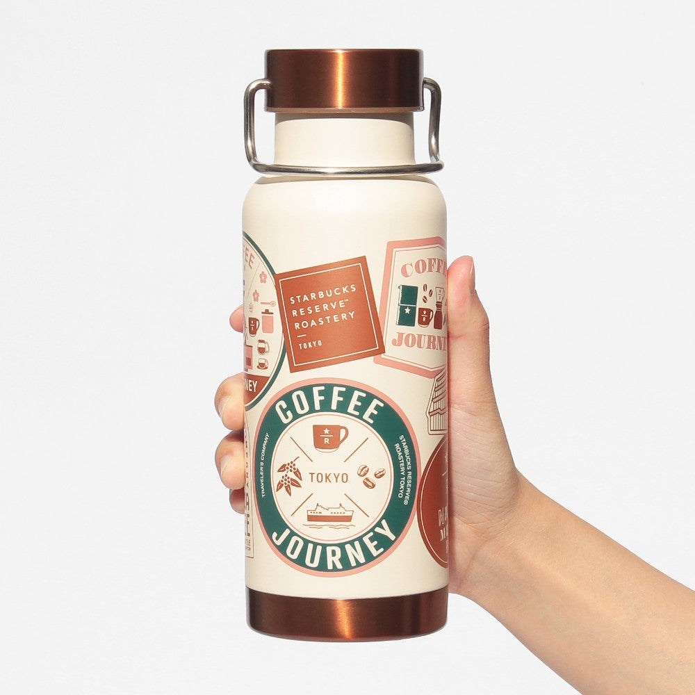 Botella de acero inoxidable Starbucks Reserve® Roastery con tapa de asa para viaje de 473 ml. Travel Tokyo Roastery 2026