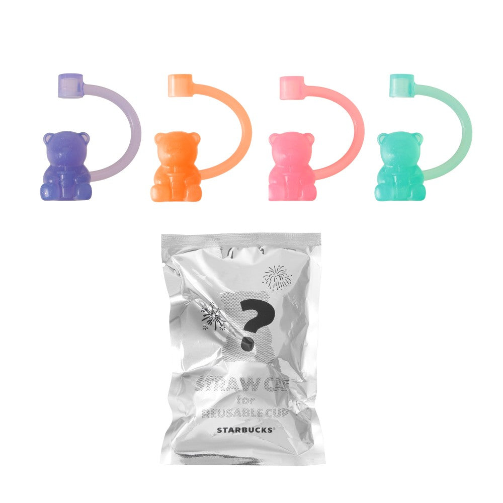 Vaso reutilizable misterioso que cambia de color Fireworks de 710 ml + Paquete misterioso de vaso reutilizable con pajita y tapa Bearista Sparkling Starbucks Japon Summer 2026