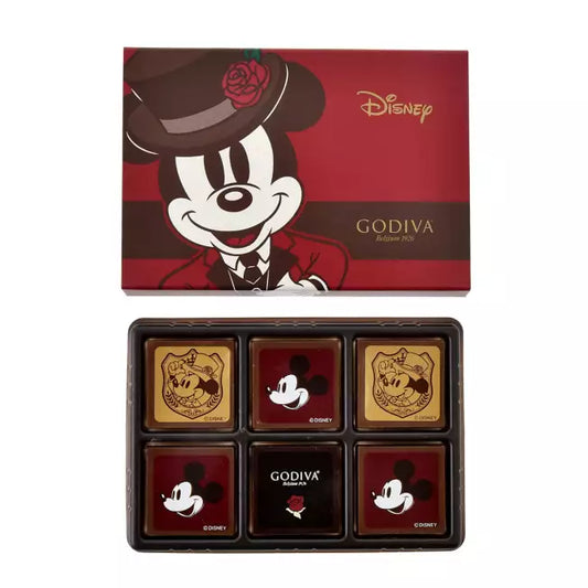 Bolsa Terciopelo roja Godiva Disney Japon San Valentin