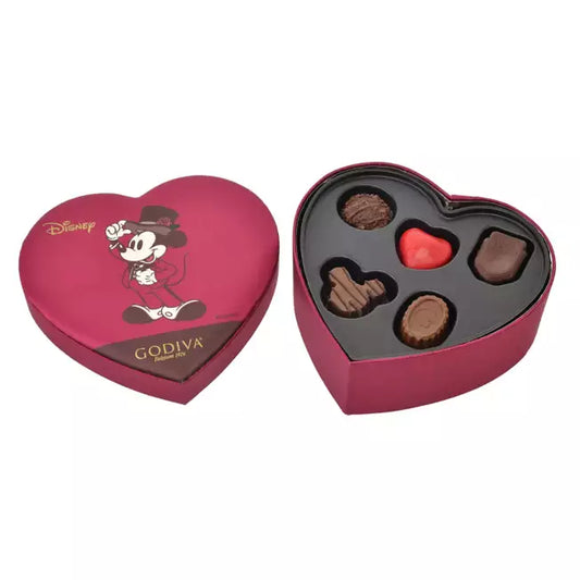 Chocolates Mickey Corazon Godiva Disney Japon San Valentin